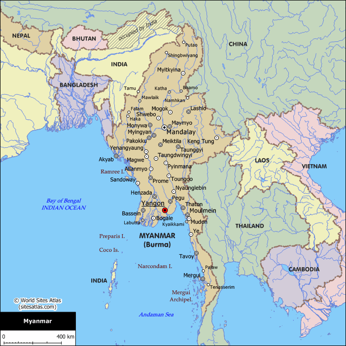 myanmar burma haritasi