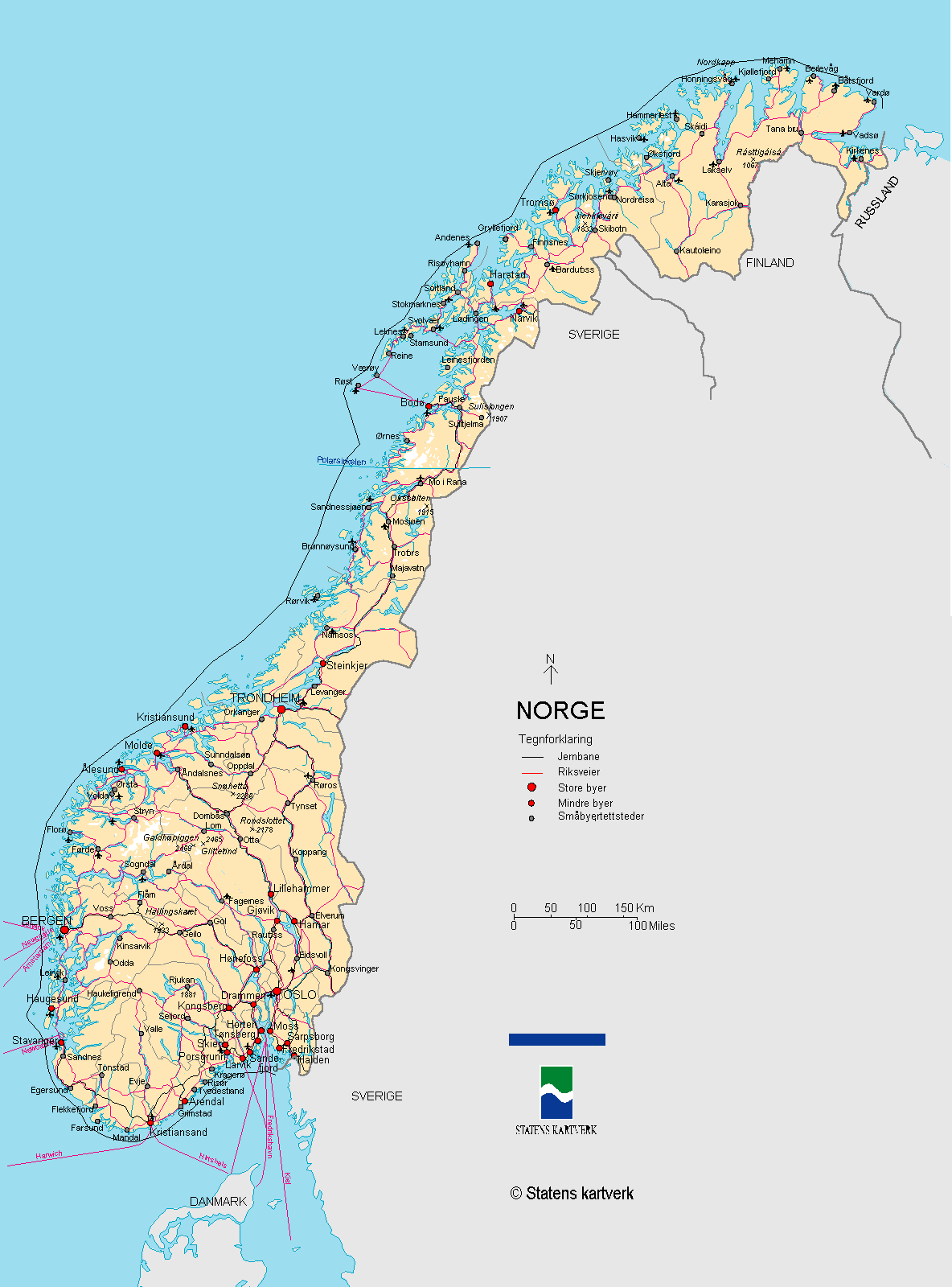 haritalar norvec