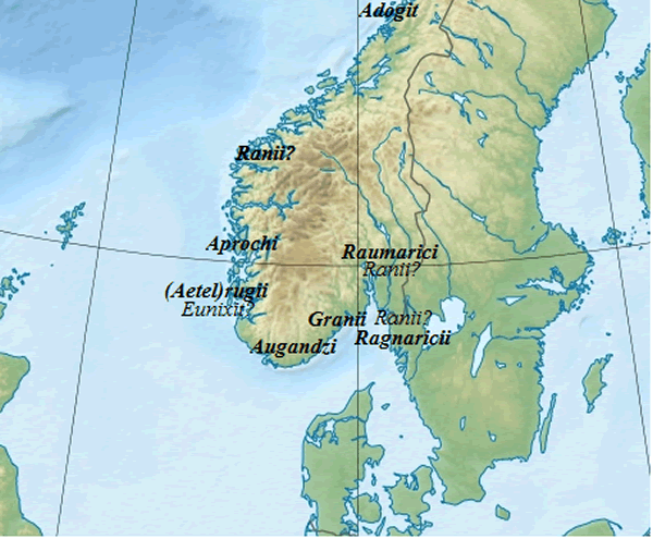 norvec kabileler haritasi
