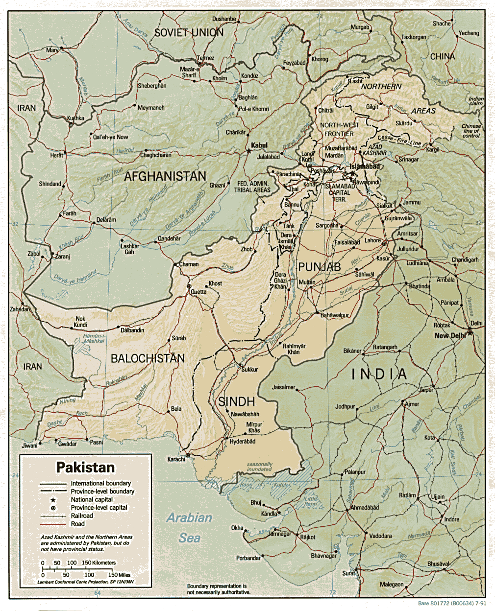 pakistan haritasi