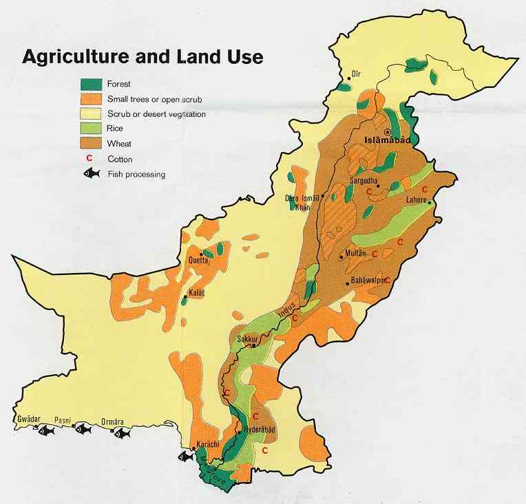 pakistan agriculture haritasi