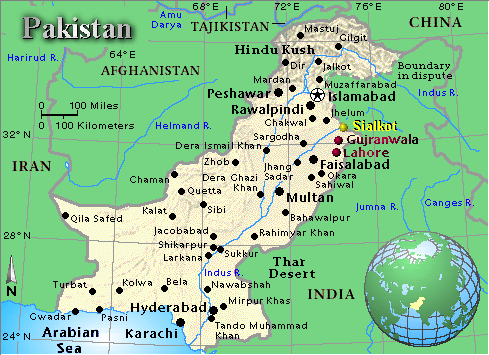 pakistan sehirler haritasi