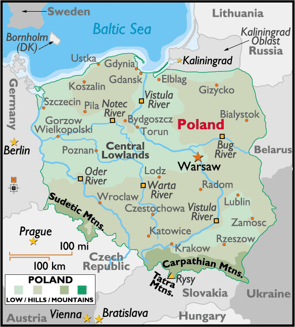 atlas polonya