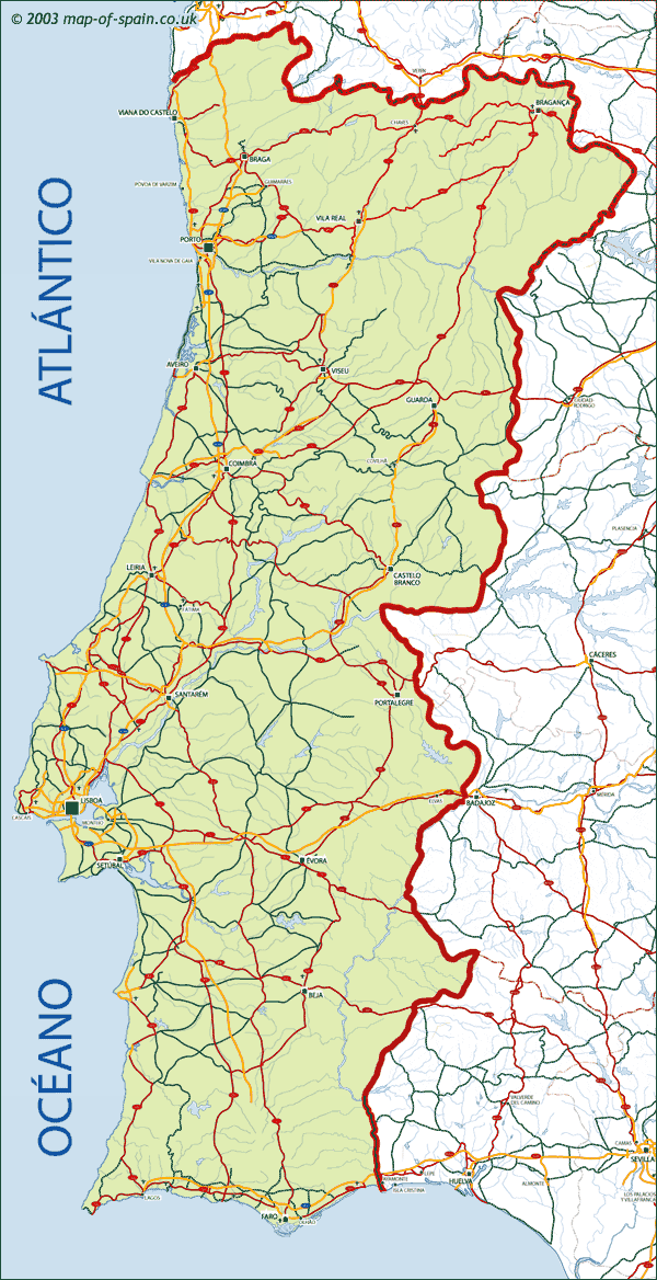 yol haritasi portekiz