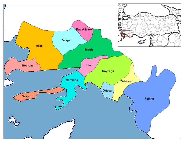 Koycegiz Haritası