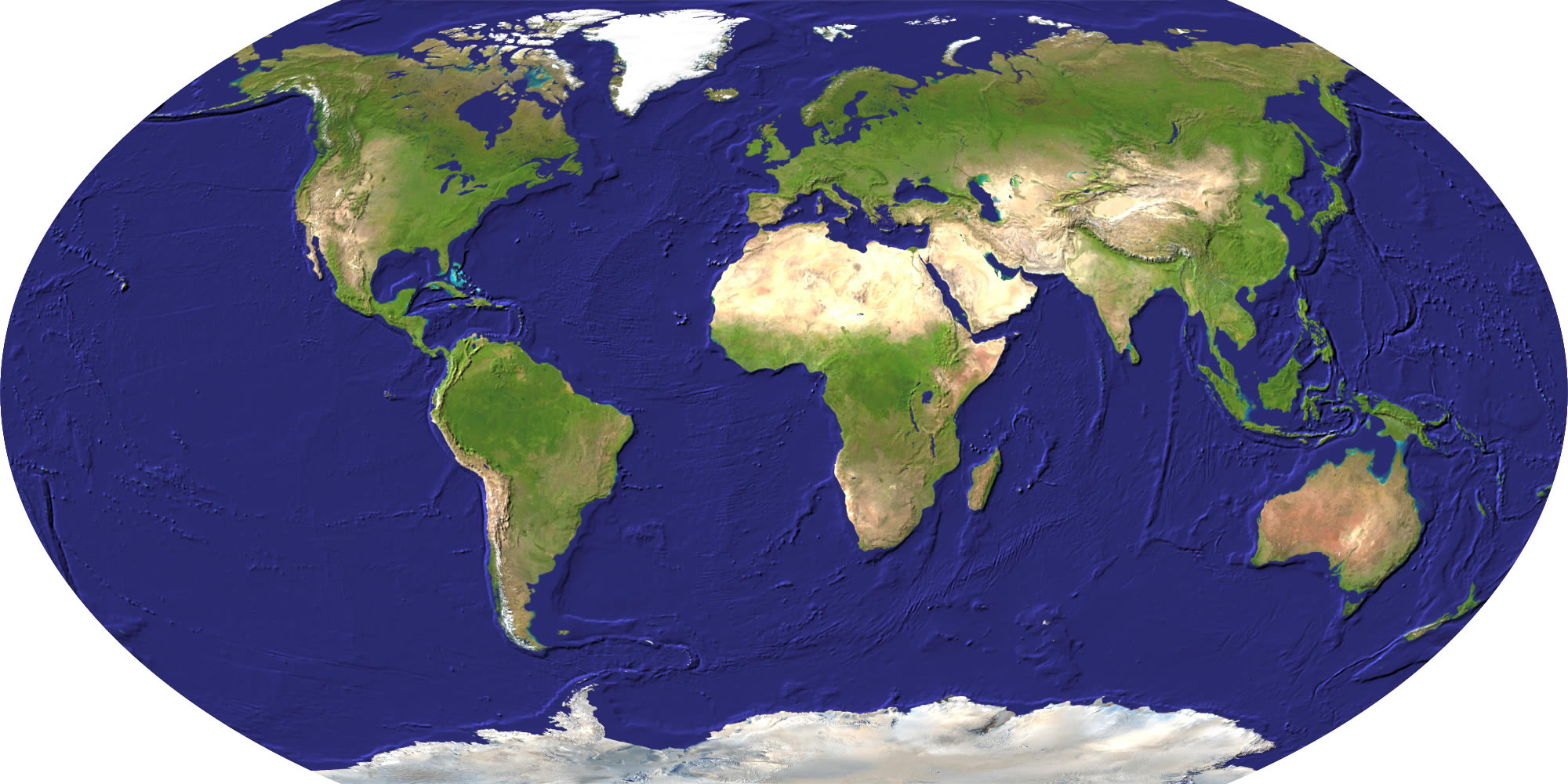 2000 Dünya Haritası