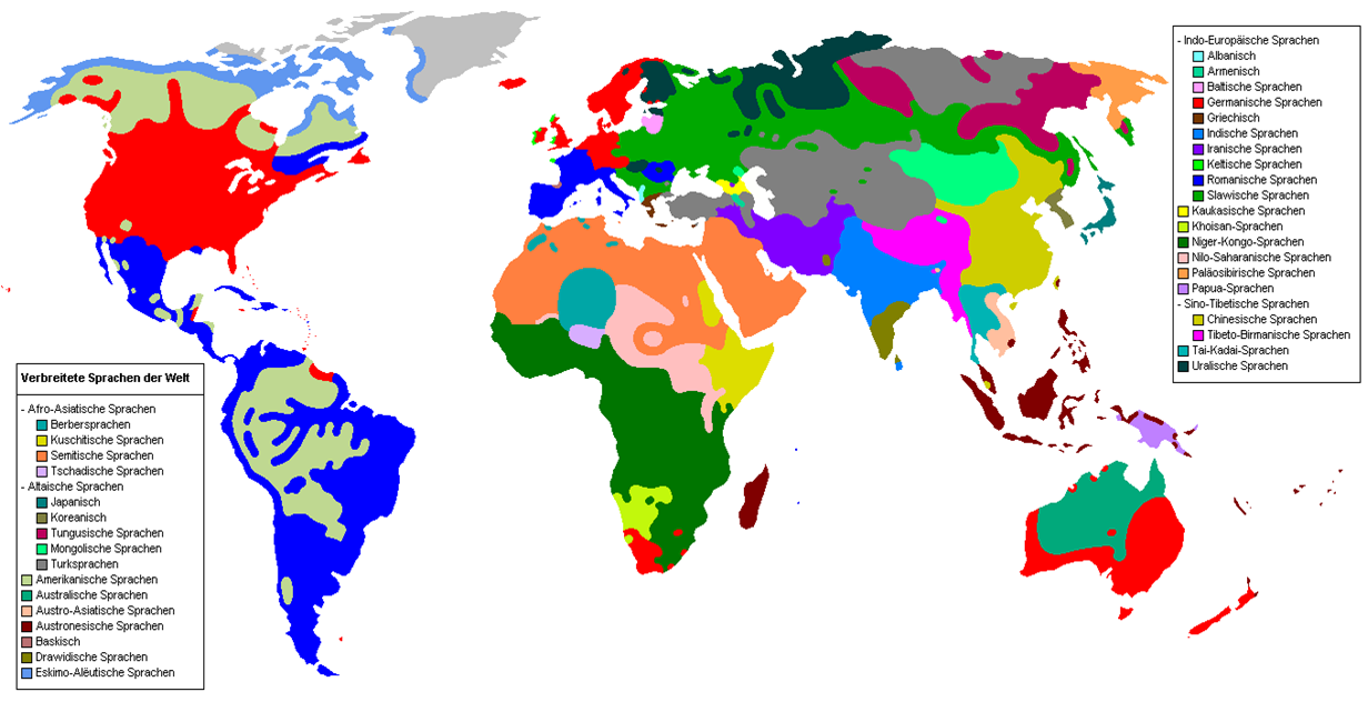 Dünya Lehçeleri Haritası
