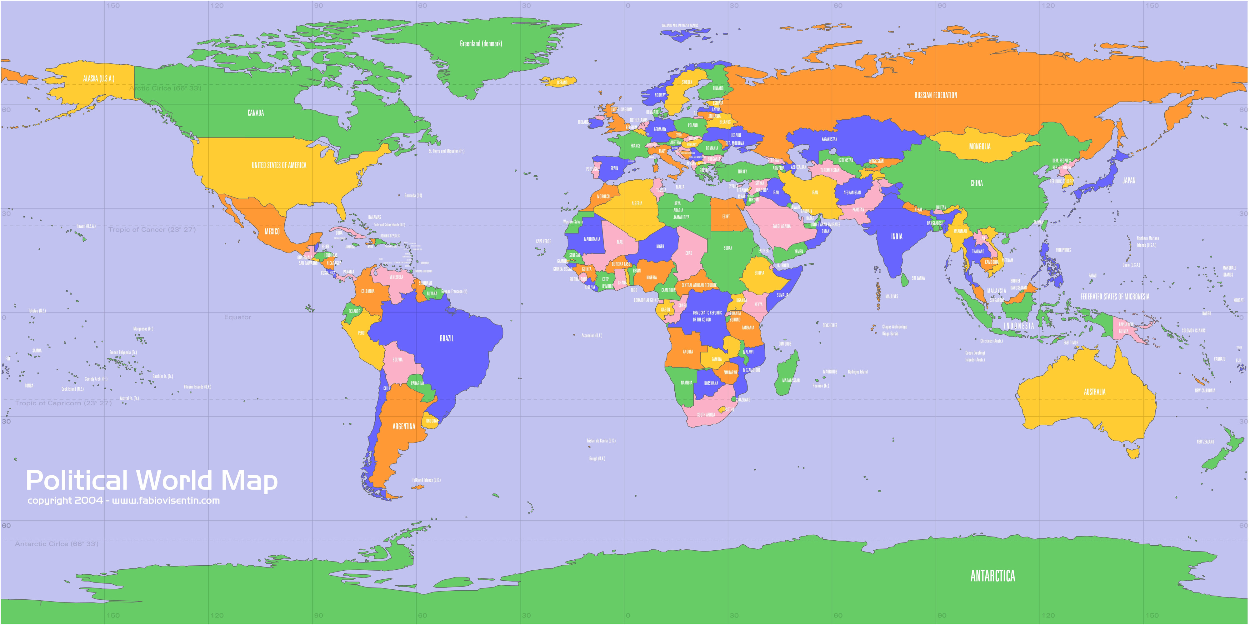 Dünya'nın Siyasi Haritası