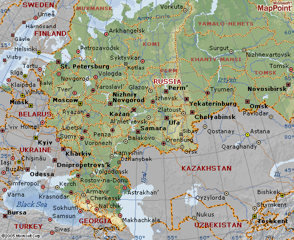 dogu rusya haritasi