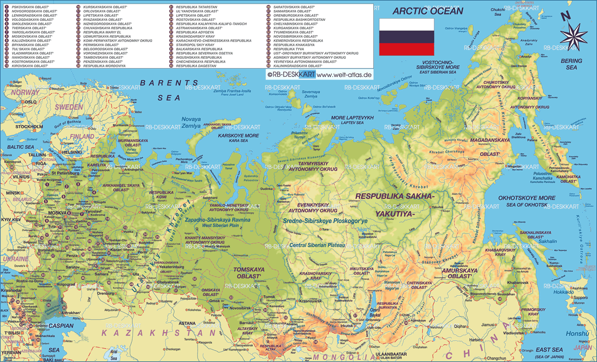 harita rusya