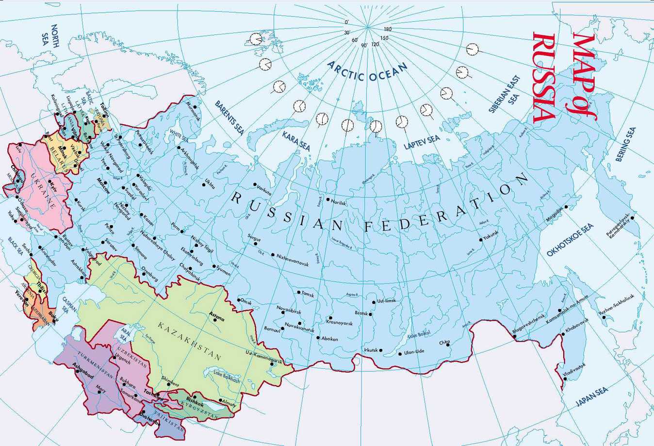 rusya harita