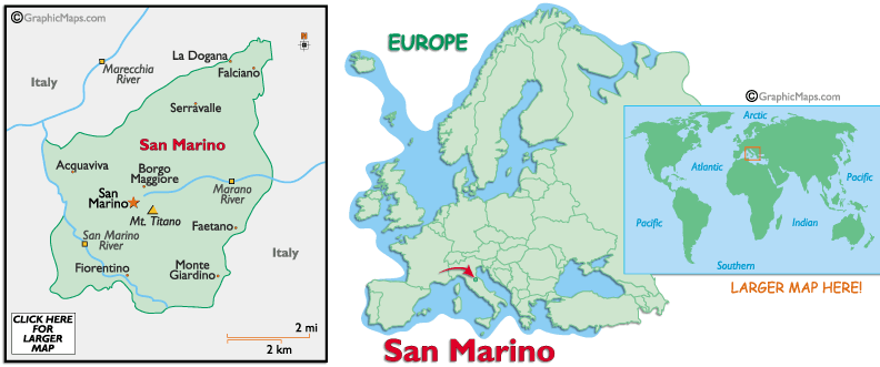harita San Marino