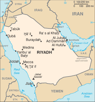 Aba as Suud suudi arabistan haritasi
