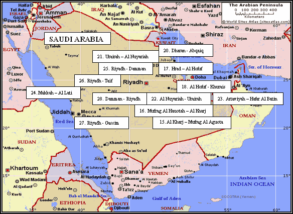 Kharj haritasi suudi arabistan