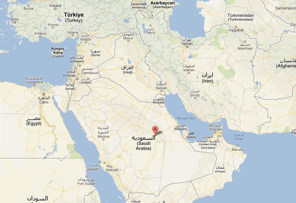 harita Ath Thuqbah suudi arabistan