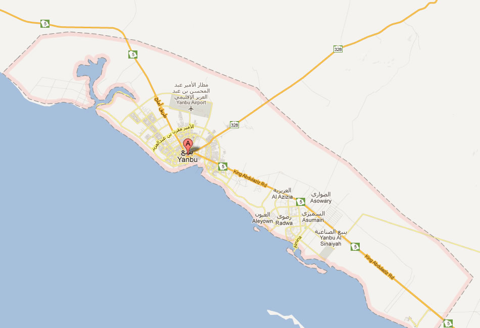 harita Yanbu al Bahr