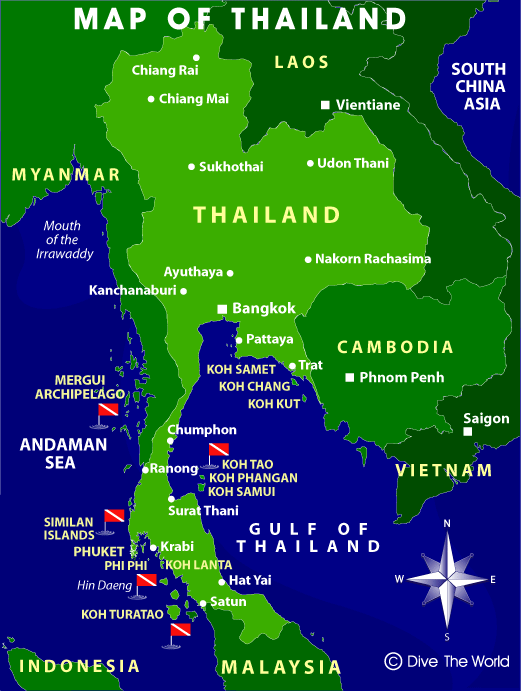 haritalar tayland