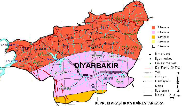 diyarbakir deprem haritasi