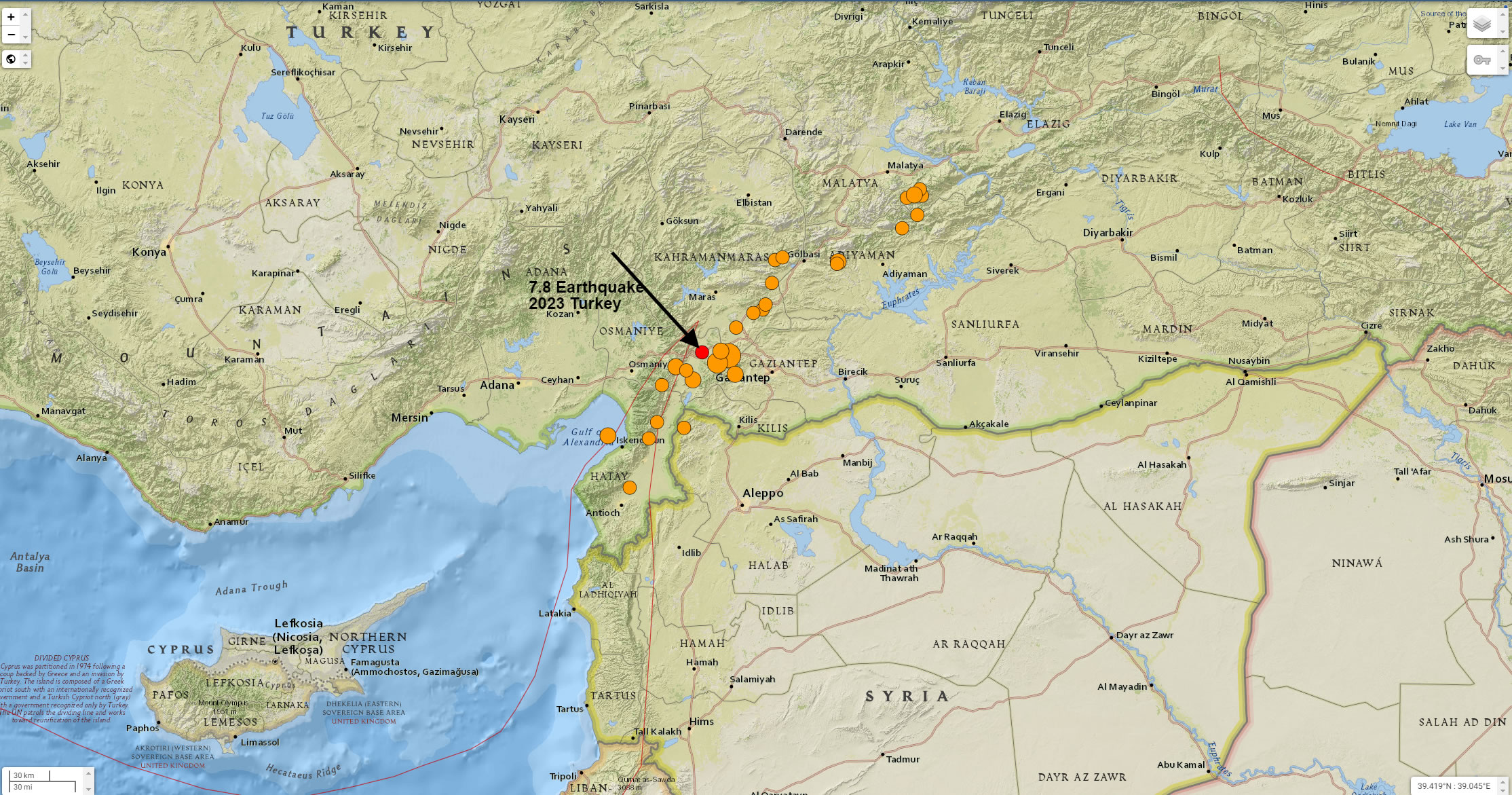 Kahramanmaraş, Türkiye Deprem 2023