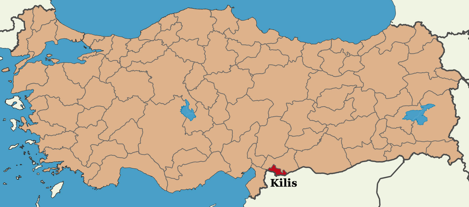 kilis turkiye haritasi