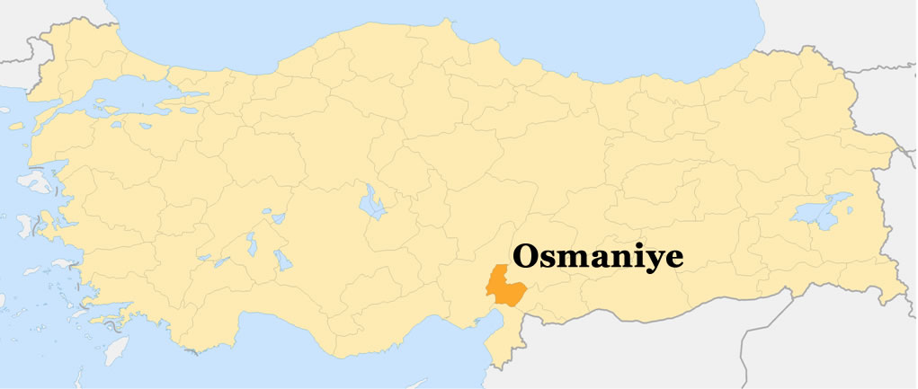 nerede osmaniye turkiye