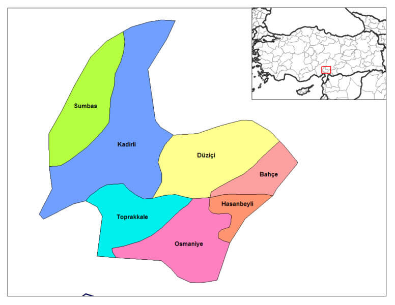 osmaniye haritasi