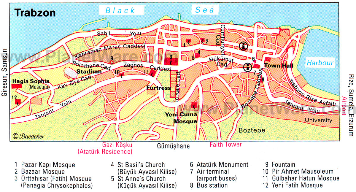 trabzon turistik haritasi