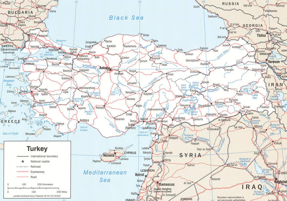 turkiye anadolu haritasi