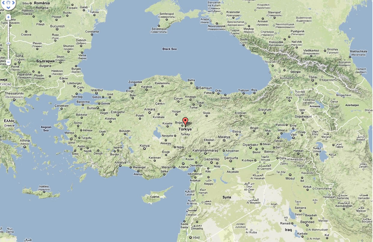 turkiye arazi haritasi