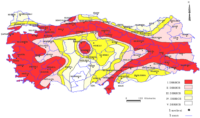 turkiye deprem fay haritasi