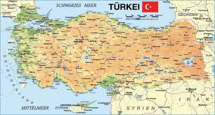 Türkiye Haritası Fiziki