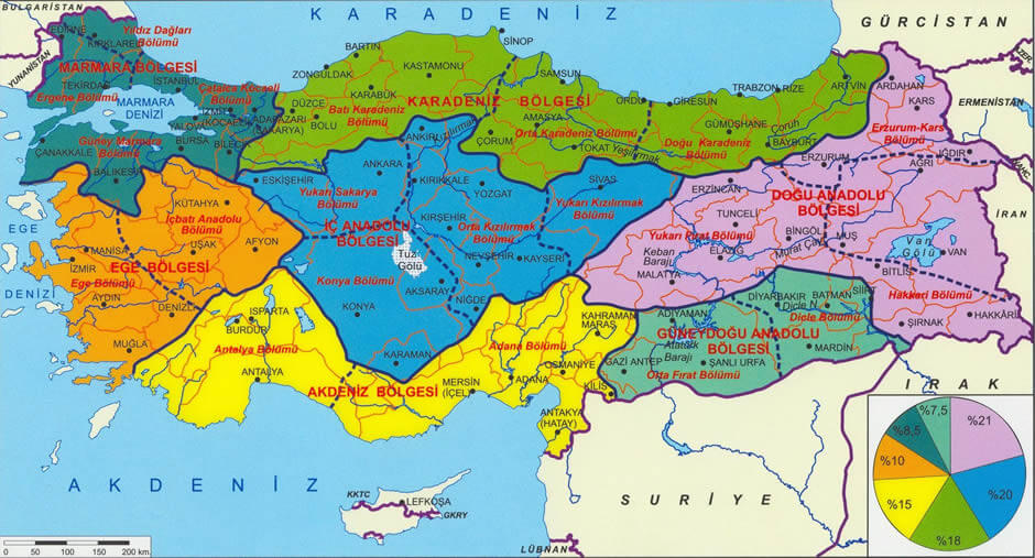 turkiye haritasi vilayet
