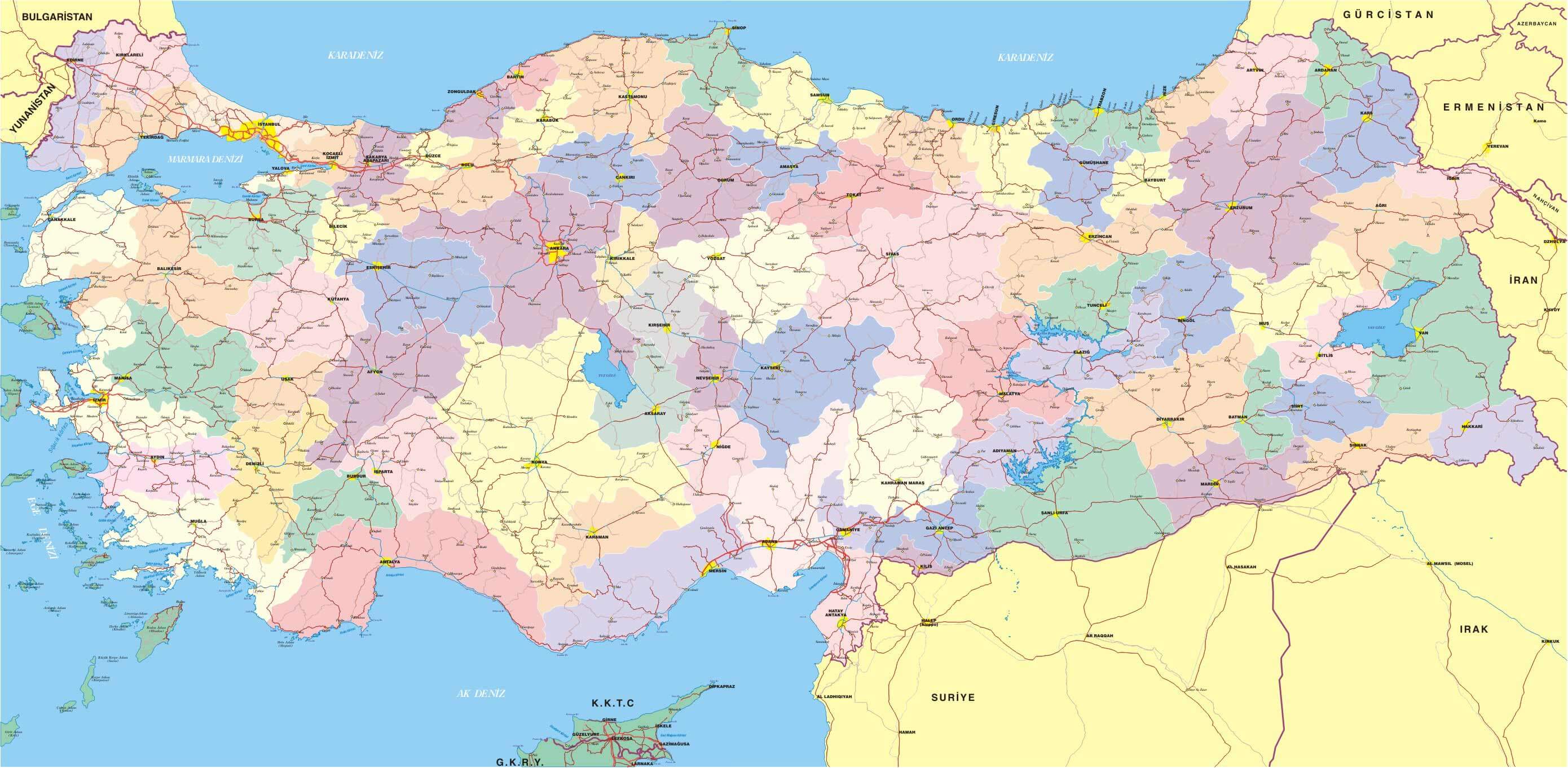Türkiye İlleri Haritası