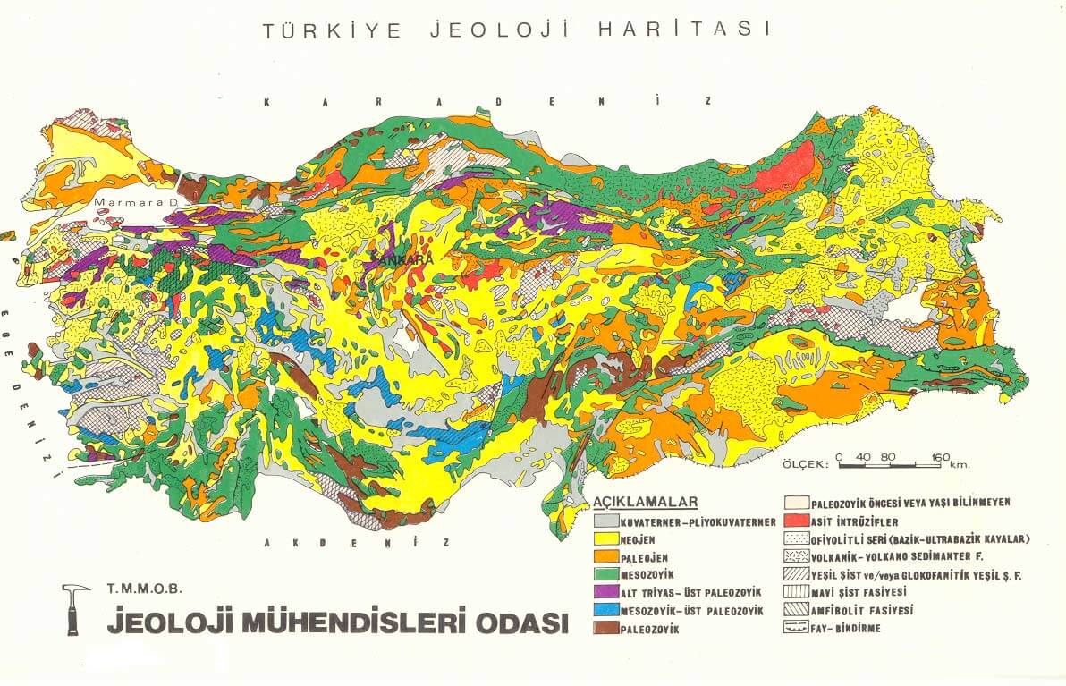 turkiye jeoloji haritasi