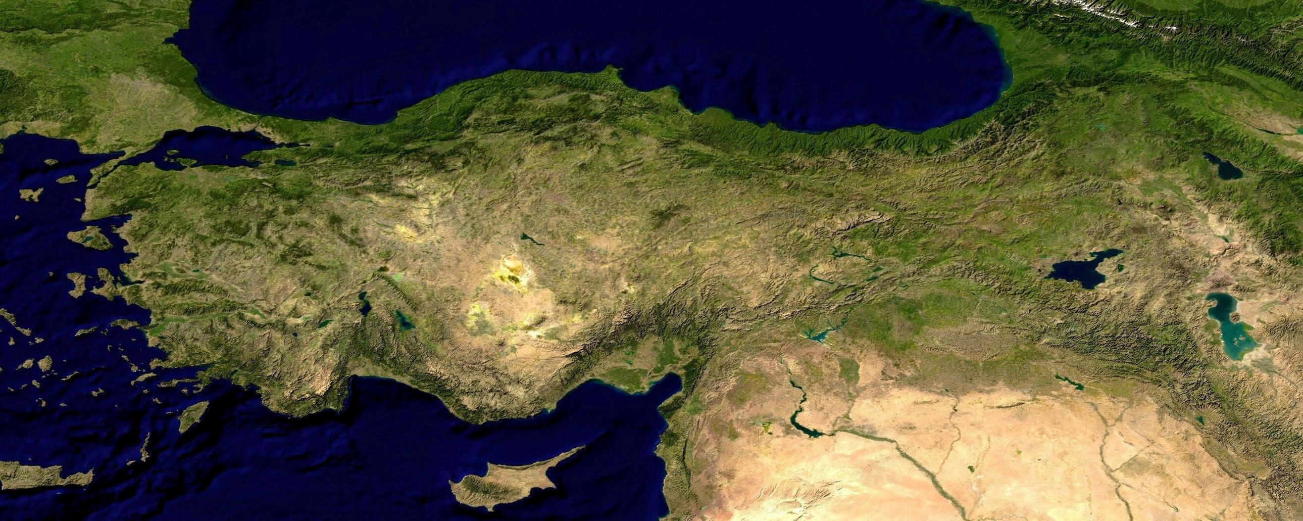 Türkiye Uydu Haritası