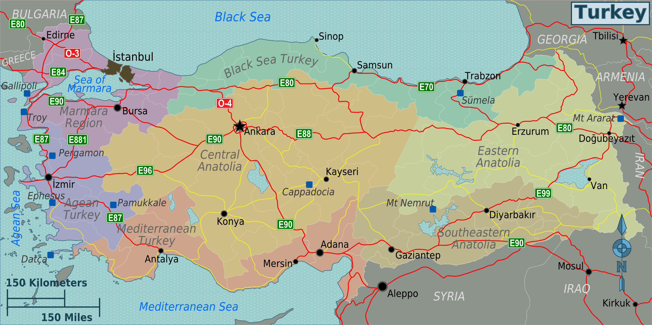 turkiye vilayet haritasi