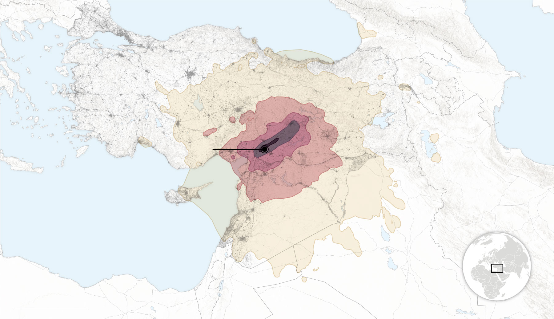 Türkiye deprem 2023 haritası