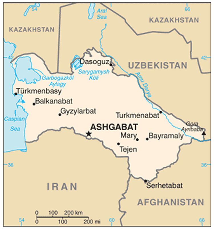 ashgabat turkmenistan haritasi