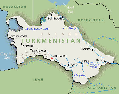 turkmenistan haritasi