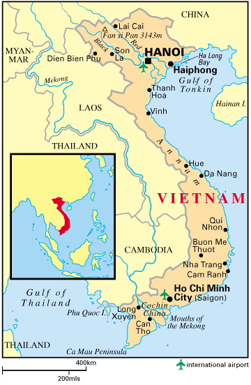 vietnam haritalari