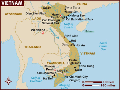 vietnam haritasi