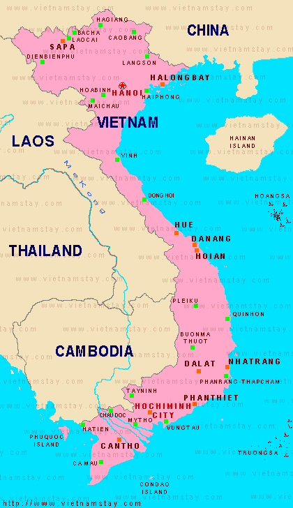 vietnam siyasi haritasi