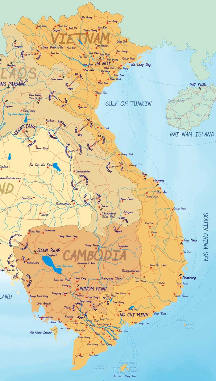 vietnam haritasi kambocya