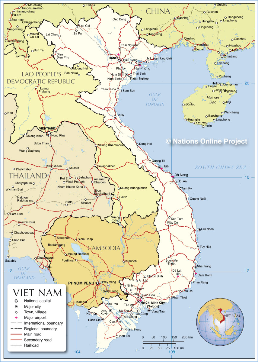 vietnam politik haritasi