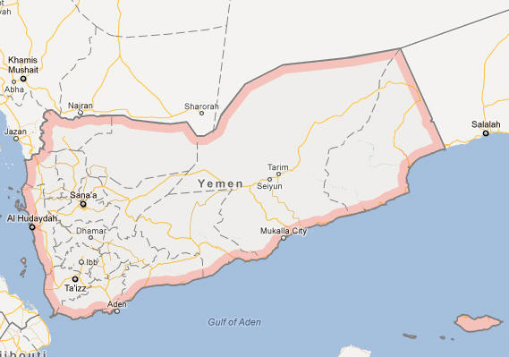 Yemen Google haritasi