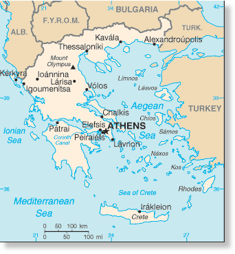 yunanistan Larissa haritasi