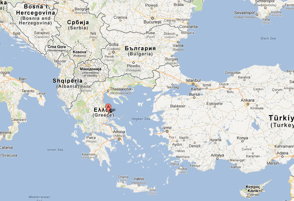 harita Volos yunanistan