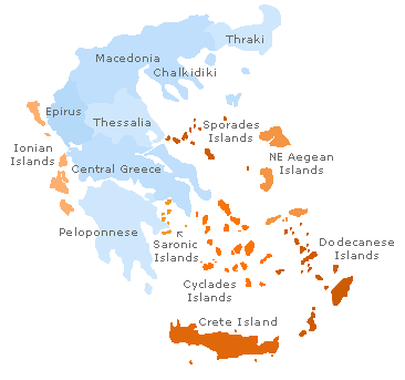 yunanistan adalari haritasi