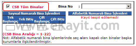 E Kayıt CBS