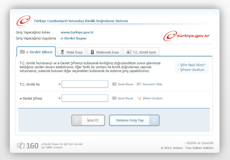 e devlet girişi nasıl yapılır